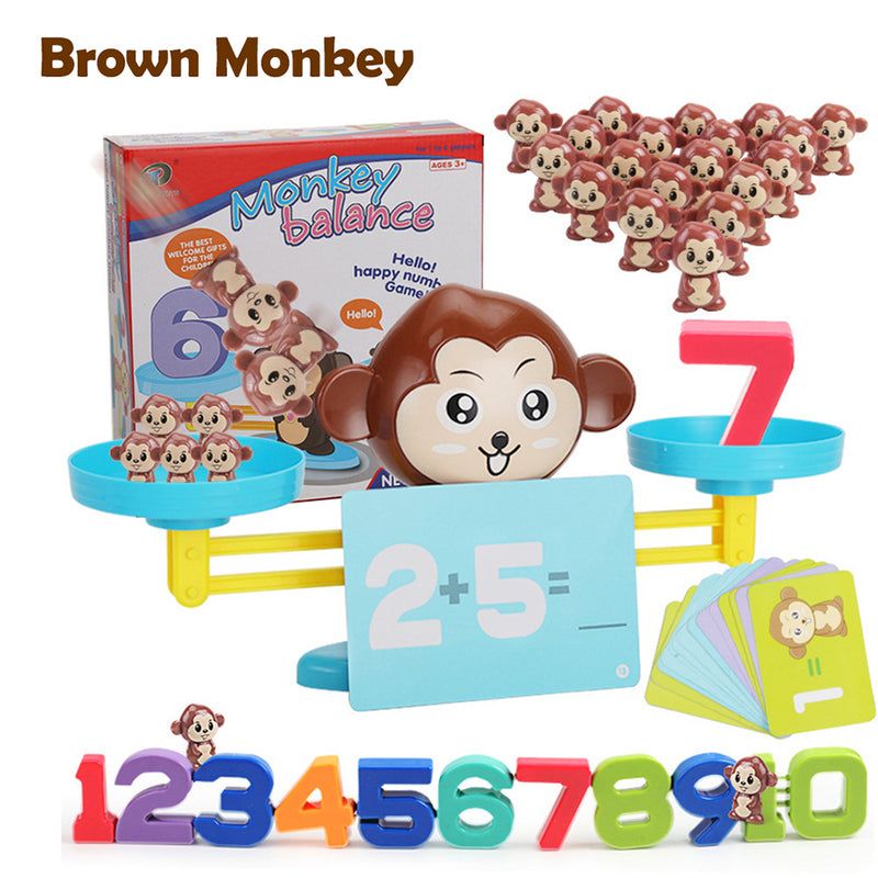 Monkey Balance Math Game for Girls & Boys