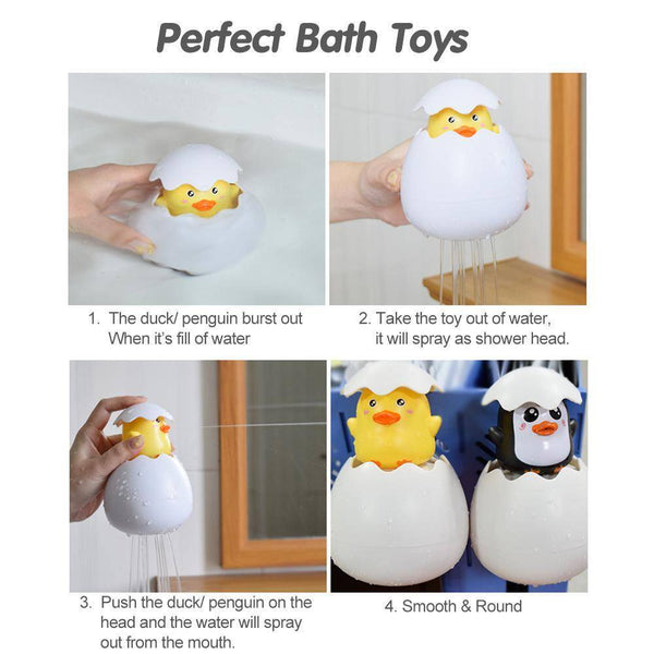 Duck Penguin Bath Toy Water Pistol