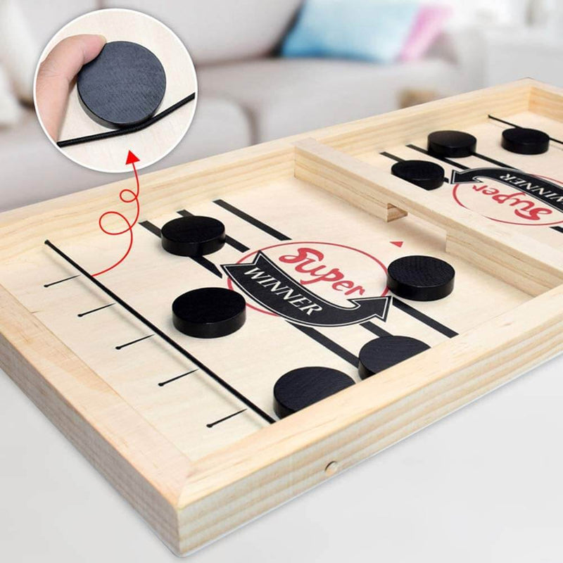 Wooden Table Ice Hockey Game