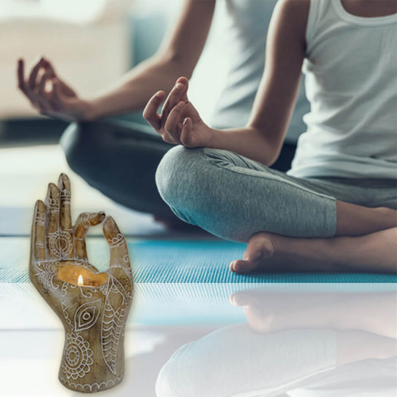 Buddha Yoga Candle Holder