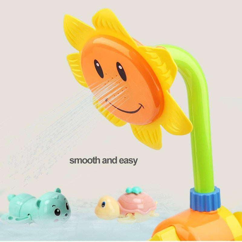 Electric Sunflower Shower Spray Bath Toy