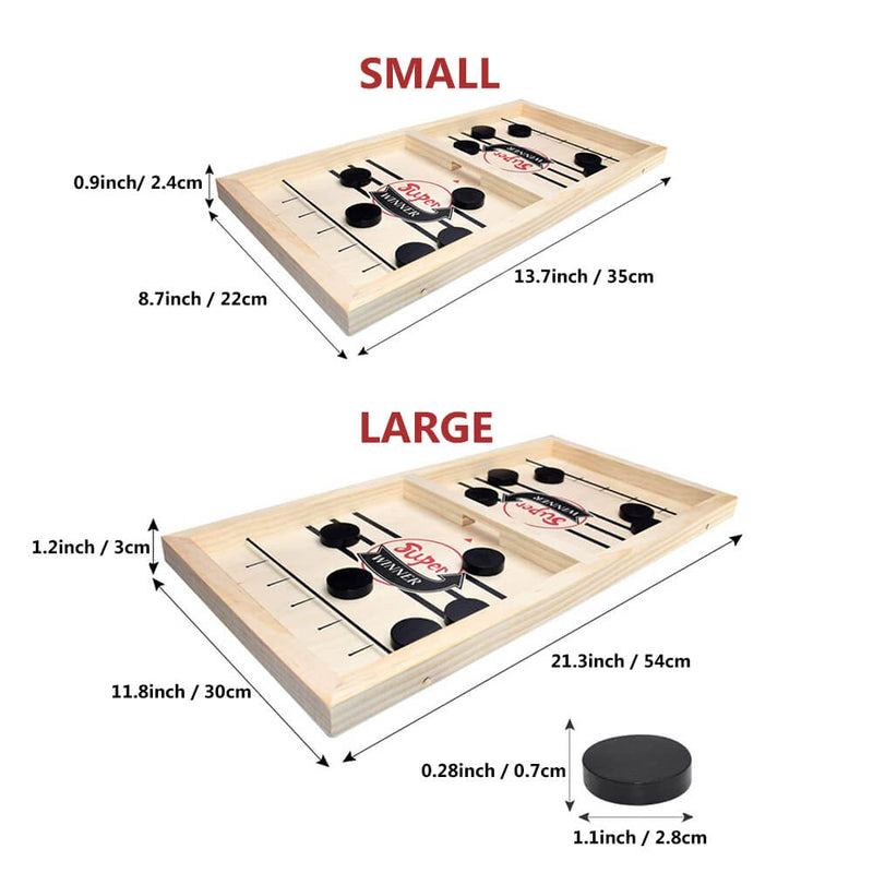 Wooden Table Ice Hockey Game