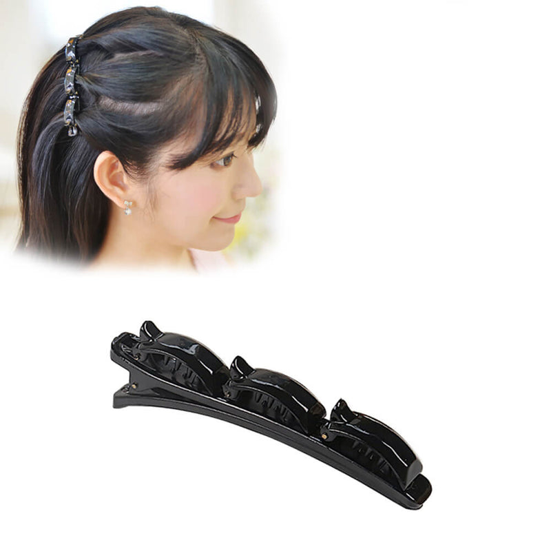 Twisted Bangs Hairstyle Hairband Hairclip